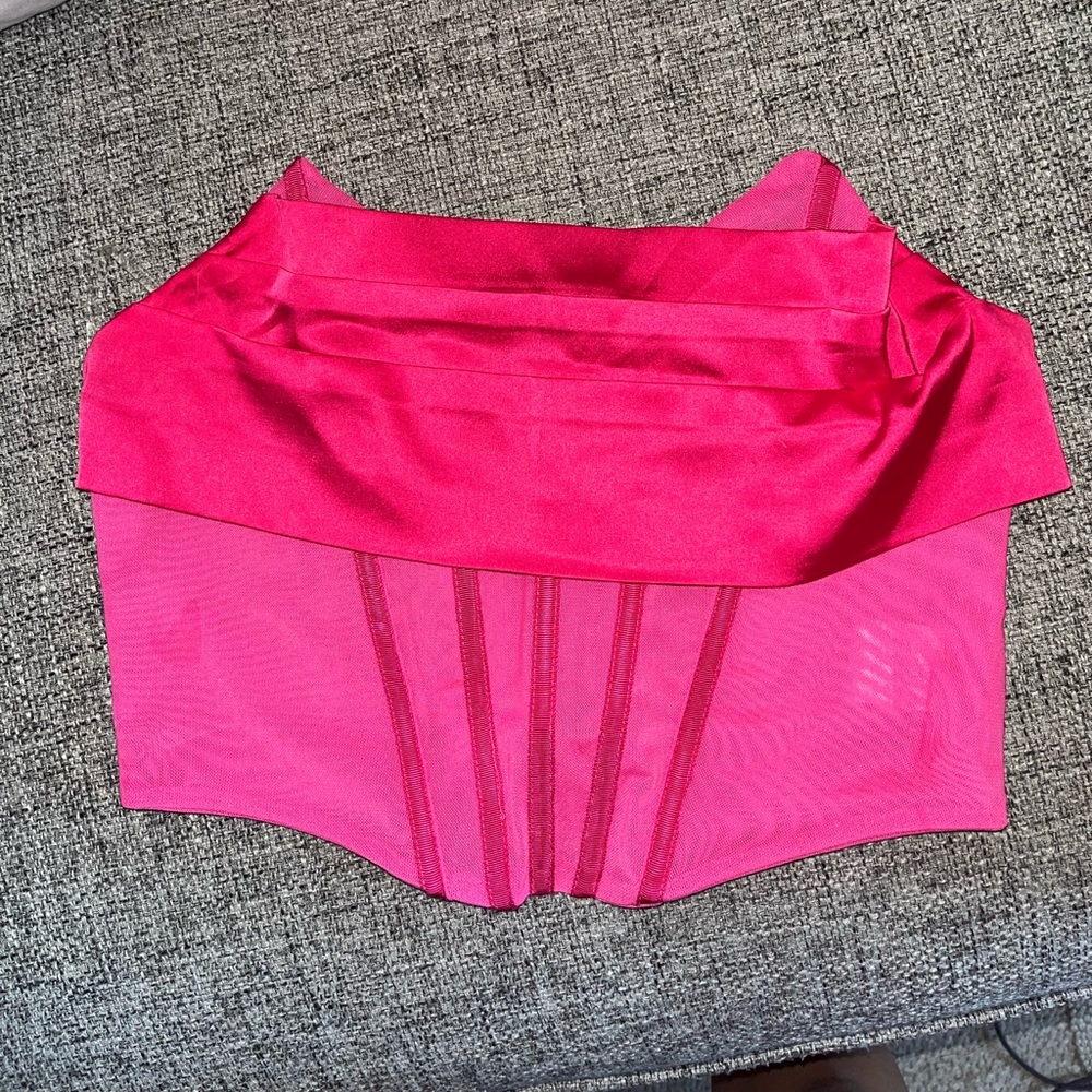 Vibrant Pink Corset Top